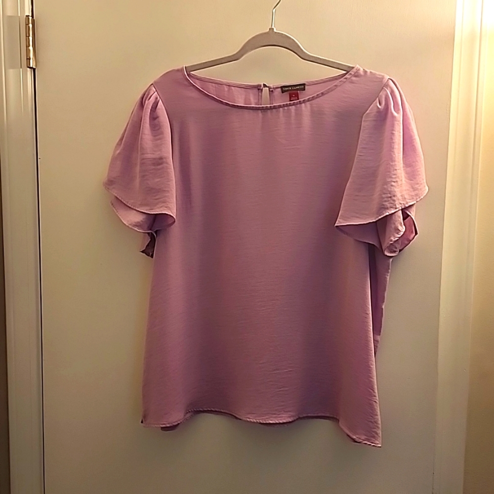 Vince Camuto Lilac Butterfly Sleeve Top XL